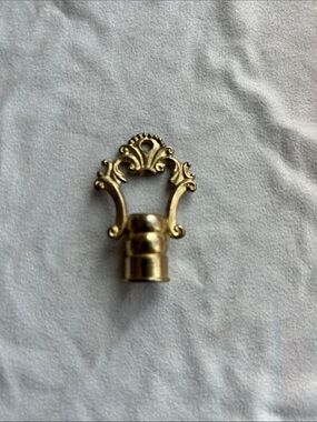 Original Brass finial replacement for vintage three way touch lamp 2”